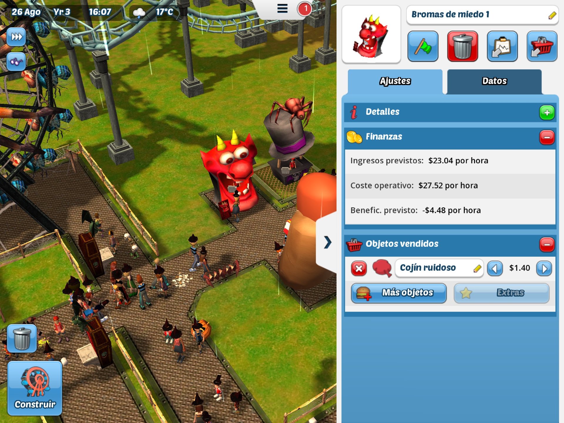 RollerCoaster Tycoon 3 Mobile